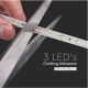 V-TAC LED TRAKA 3528 60LED RED IP20 - EP3227605