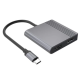 A-CM-HDMIFDPF-01 Gembird USB C-type muski na HDMI + DisplayPort zenski adapter - EP3274584
