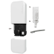 MikroTik RBwAPG-5HacD2HnD wAP ac with router, IP54 - EP3229342