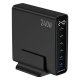 TA-UC-2A4C-PD240-01-BK Gembird 6-port 240 W GaN USB fast charger, black - EP3274064