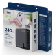 TA-UC-2A4C-PD240-01-BK Gembird 6-port 240 W GaN USB fast charger, black - EP3274064