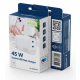 TA-UC-2C-PD45-01-W Gembird 2-port 45 W USB fast charger - EP3228200
