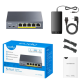 CUDY GS1005P 2.0 Switch Gigabit RJ45 PoE portovi 30 W IEEE 802.3at/af - EP3224883