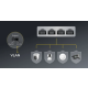 CUDY GS1005P 2.0 Switch Gigabit RJ45 PoE portovi 30 W IEEE 802.3at/af - EP3224883