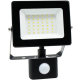 PROSTO LED reflektor sa PIR senzorom 30W 6500K,2500lm,metal,crna - EP3224916
