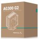 DeepCool AG300 G2,3-Heatpipe Single Tower CPU kuler,12 V,100×94×125 mm,2300 RPM,LGA1851/1700,AM5/AM4 - EP3228446