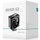 DeepCool AG400 G2,4-Heatpipe CPU Kuler,12 VDC,120×120×25 mm,2200 RPM,LGA1851/1700,AM5/AM4 - EP3227851