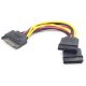 CC-SATAM2F-01 Gembird SATA power splitter cable, 0.15 m - EP3228798