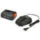 GARDENA Punjač za baterije i baterija 18v 2,5ah P4A set - GA 14906-20