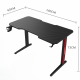 Gaming sto Nanobit NB501 140cm crni - 616873
