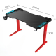 Gaming sto Nanobit NB502 140cm crveni - 616878
