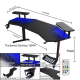 Gaming sto Nanobit NB505 187cm crni - 616884