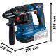BOSCH Akumulatorski elektro-pneumatski čekić/bušilica GBH 185-LI Solo - 0611924020