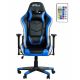 BYTEZONE Gaming stolica THUNDER crno/plava LED RGB - GC9253-1
