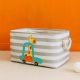 KINDER HOME Kutija za odlaganje igračaka i odeće siva - GH-KK02