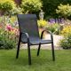 Baštenska stolica Kaiser crna 54 x 68 x 99 cm - GI8445393579573