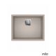 Milo Granitna sudopera Qubus 56x44cm Pure sand sifon 90 - QUB.P.1K56