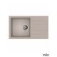 Milo Granitna sudopera Retto 78x46cm Pure sand ø90 - RET.P.1KDO