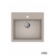 Milo Granitna sudopera Retto 56x51cm Pure sand ø90 - RET.P.1KBO