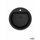 Milo Granitna sudopera Essence Ø51cm Lava stone sifon ø90 - ESS.L.1KBO