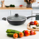ZOTRIX Wok tiganj sa poklopcem granitni 28cm - n7513