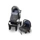 KOLICA ZA BEBE GS-T106 BBO MATRIX SET - SIVA - GS-T106SIVS