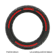 Guma za elektri?ni trotinet 8.5x2.0 inch off road crno crvena - 222303