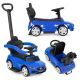 ECO TOYS Guralica sa interaktivnim volanom i ručkom Mercedes C class, plava - 668 BLUE