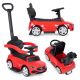 ECO TOYS Guralica sa interaktivnim volanom i ručkom Mercedes C class, crvena - 668 RED