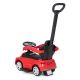 ECO TOYS Guralica sa interaktivnim volanom i ručkom Mercedes C class, crvena - 668 RED