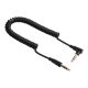 HAMA Kabl audio Flexi-Slim spiralni, 3.5-3.5mm, crna - 123330