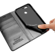 Maska za Huawei Honor View 20 crna na preklop Hanman Minor - 031604