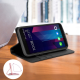 Maska za Huawei Honor View 20 crna na preklop Hanman Minor - 031604