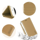 Maska za Huawei Honor View 20 zlatna na preklop Hanman Minor - 031607