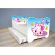 Dečiji Krevet 140X70Cm Happy Kitty + Fioka Little Kitty - 7536 F