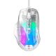 HAVIT USB miš MS1011SE transparent bela - 66014