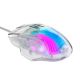 HAVIT USB miš MS1011SE transparent bela - 66014