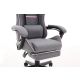 ePlayGame Gejmerska stolica HC-4095 FABRIC PG sivo roza štof - HC-4095 FABRIC PG