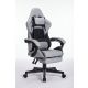 ePlayGame Gejmerska stolica HC-4095 FABRIC BG siva crna štof - HC-4095 FABRIC BG
