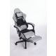 ePlayGame Gejmerska stolica HC-4095 FABRIC BG siva crna štof - HC-4095 FABRIC BG