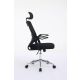 eHomeOffice Kancelarijska stolica do 120 kg - crna - HC-915