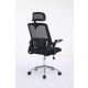eHomeOffice Kancelarijska stolica do 120 kg - crna - HC-915
