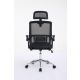 eHomeOffice Kancelarijska stolica do 120 kg - crna - HC-915