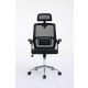 eHomeOffice Kancelarijska stolica do 120 kg - crna - HC-915