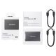 SAMSUNG Eksterni SSD MU-PC1T0T 1TB sivi - HDD03300