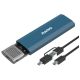 MAIWO Externo Kućište USB-C 3.1 na M.2 NVMe/SATA aluminium, K1690 - HDD03802