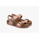 LEON Ženska sandala Helga-puder lak - 4303-PU