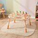 Dečiji aktivni sto KINDER HOME, Montesori igraonica 6 u 1, puno drvo - EP3265203