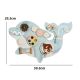 Dečija drvena tabla za aktivnosti KINDER HOME, delfin za zid, Montesori brod - EP3265215