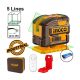 Samonivelišući linijski laser HLL306502 0-35, SUPER INGCO - EP3124921